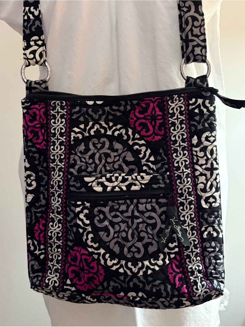 Vera Bradley Canterberry Magenta Hipster Crossbody 2013
